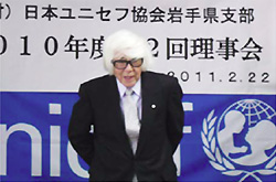 挨拶する村田源一朗会長