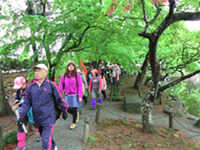 盛岡城跡公園広場をスタート