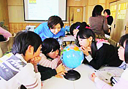 「出前講座：永岡小学校の生徒たち」