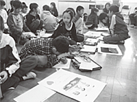 「ユニセフTegami Project」とユニセフ出前講座でのお礼書きの様子(2・3頁掲載)