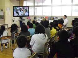 ビデオ学習の様子