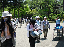10kmのゴール。楽しい抽選会も・・・！