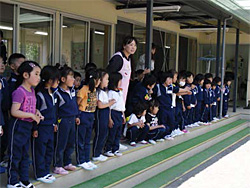 5月 みどり幼稚園の園児たち