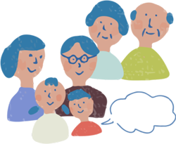家族のイラスト